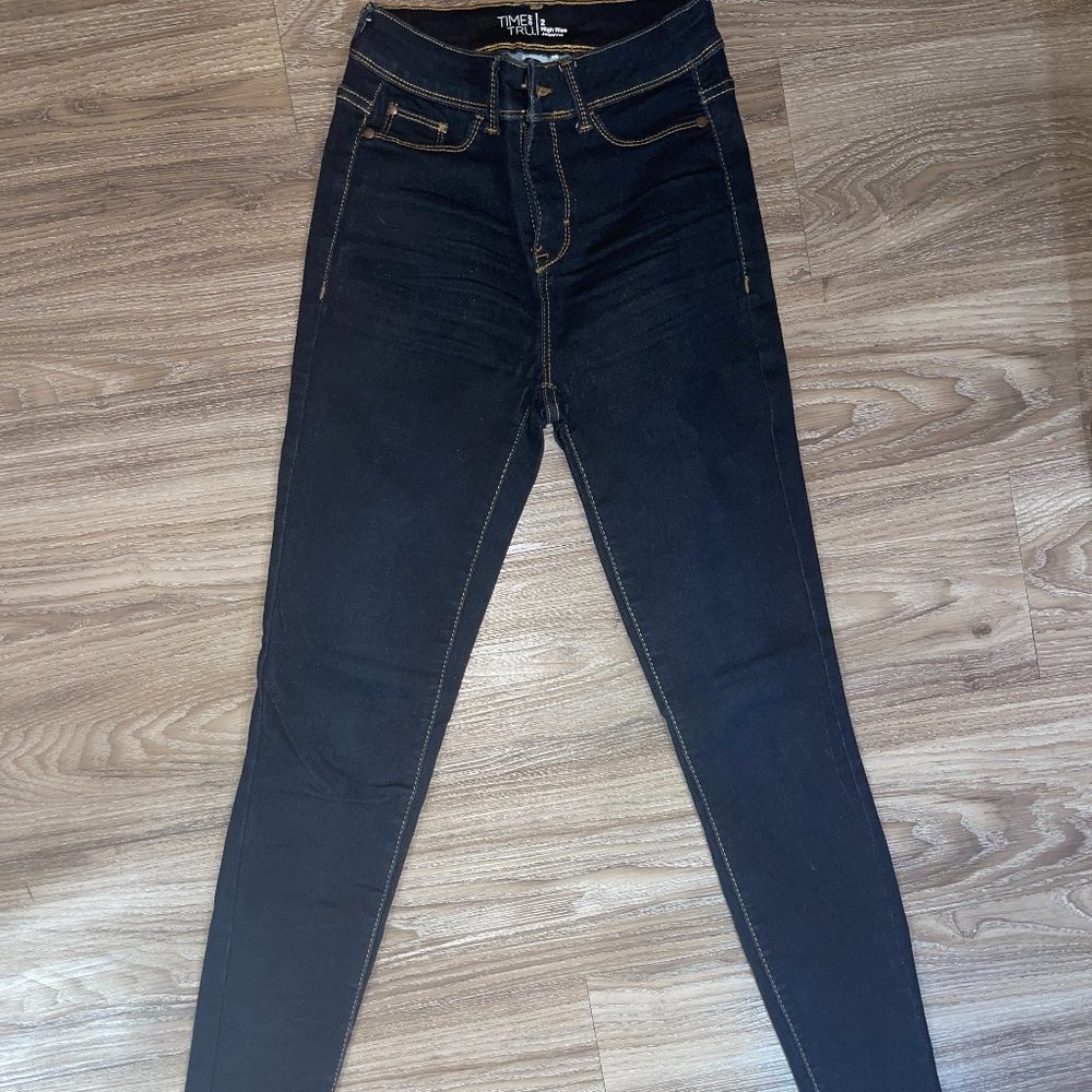 SZ 2 High Rise Jegging Dark Blue Denim